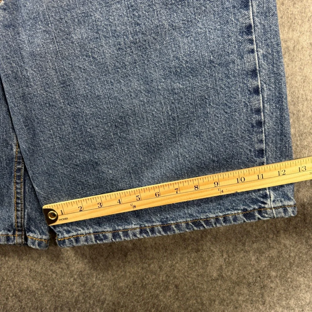 Levis Jean Shorts Mens 38 Blue 550 Relaxed Fit Cotton Denim Jorts Y2K Inseam 10